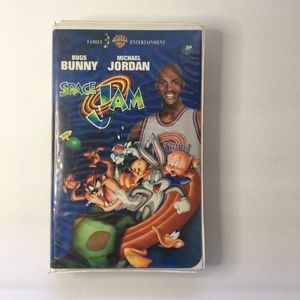 Space Jam VHS Tape Michael Jordan Bugs Bunny